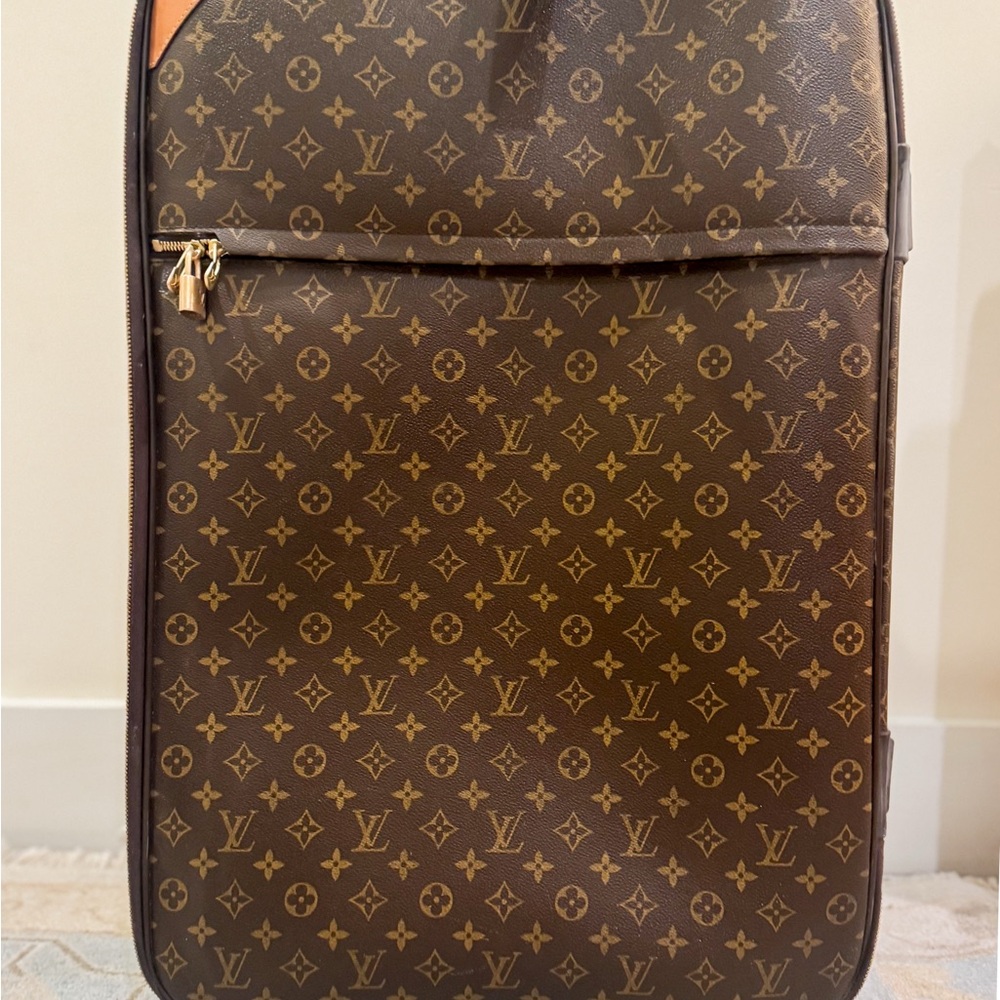 Authentic Louis Vuitton Pegase 70 Monogram Rolling Suitcase - Travel Luggage
